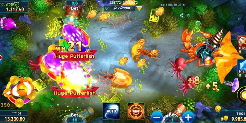 Săn cá TP có kho vũ khí và các tính năng đặc biệt